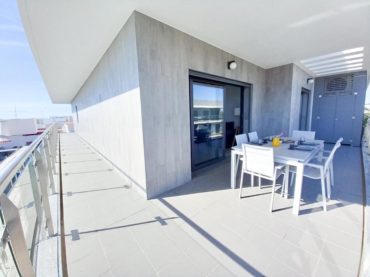 T3 Alto Forte -Vista Mar,Ar Condicionado,Garagem Quarteira Esterno foto